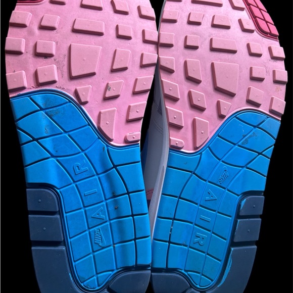 Nike Size Air Max 1 Parra At3057-100 Para Low Cut White Tone Sz 9.5 - Picture 8 of 9